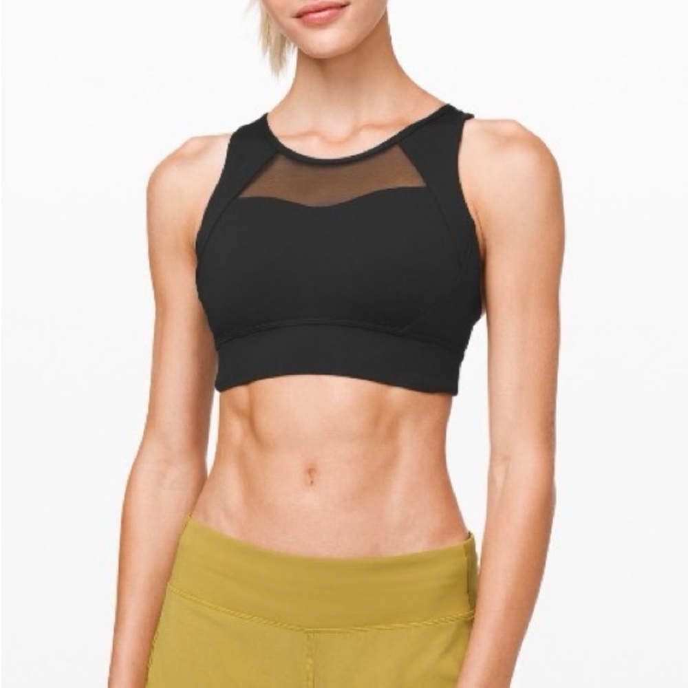 Women’s Lululemon Breathe It In Bra Medium Support C/D Cup, Size 8